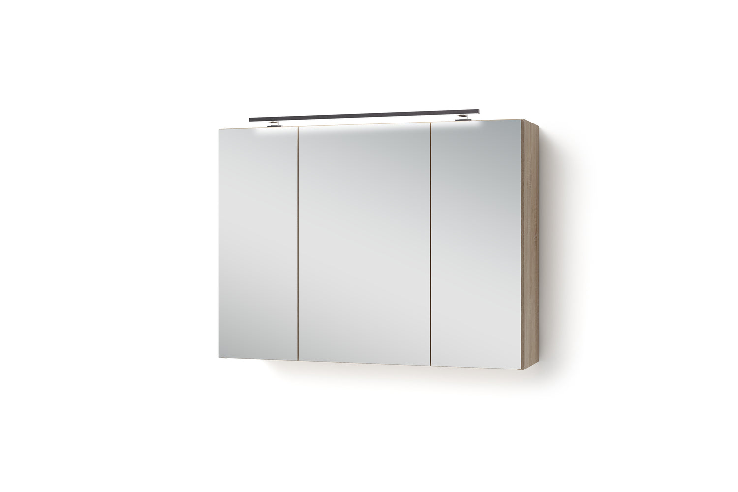 SPREE Spiegelschrank, Breite 80 cm, LED Beleuchtung, in weiß oder Eich –  byLIVING