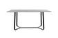 TALEA Tisch 140 oder 160 cm, Gestell schwarz, Beton-, Eiche-Optik oder Old-Wood-Optik