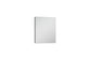 Wand-Spiegel JAKOB / Kante in anthrazit oder weiß / 60 x 70 cm / Zeitloser Hänge-Spiegel / Garderoben-Set / Flur / Badezimmer-Möbel / Moderner Designer Spiegel / B 60, H 70, T 2 cm
