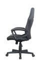 Chefsessel FREEZE / Gestell Kunststoff schwarz / Kunstleder schwarz - dunkelgrau oder weiß / Mesh / Wippmechanik / Sicherheitsklemmschutz / Gebremste Rollen / bis 110 KG / B 59 H 111,5-123,5 T 63,5cm
