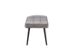 Hocker Uta / Cord grau, Samt schwarz, Webstoff dunkelgrau, Samt dunkelgrün, Webstoff sandfarben / Gestell schwarz pulverbeschichtet / Fuß-Ablage / Sitzhocker / B 60, H 39, T 41 cm