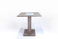 VIENNA Tisch, Einlegeplatte schwarz/weiß, in Eiche- oder Old-Wood-Optik