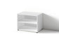 TV Stand VICTORIA / kleines Regal weiß oder schwarz / Beistelltisch 60 cm breit / Wohnzimmertisch / Schrank / TV Bank / TV Tisch / Weiß / 60 x 45 x 39 cm (BxHxT)