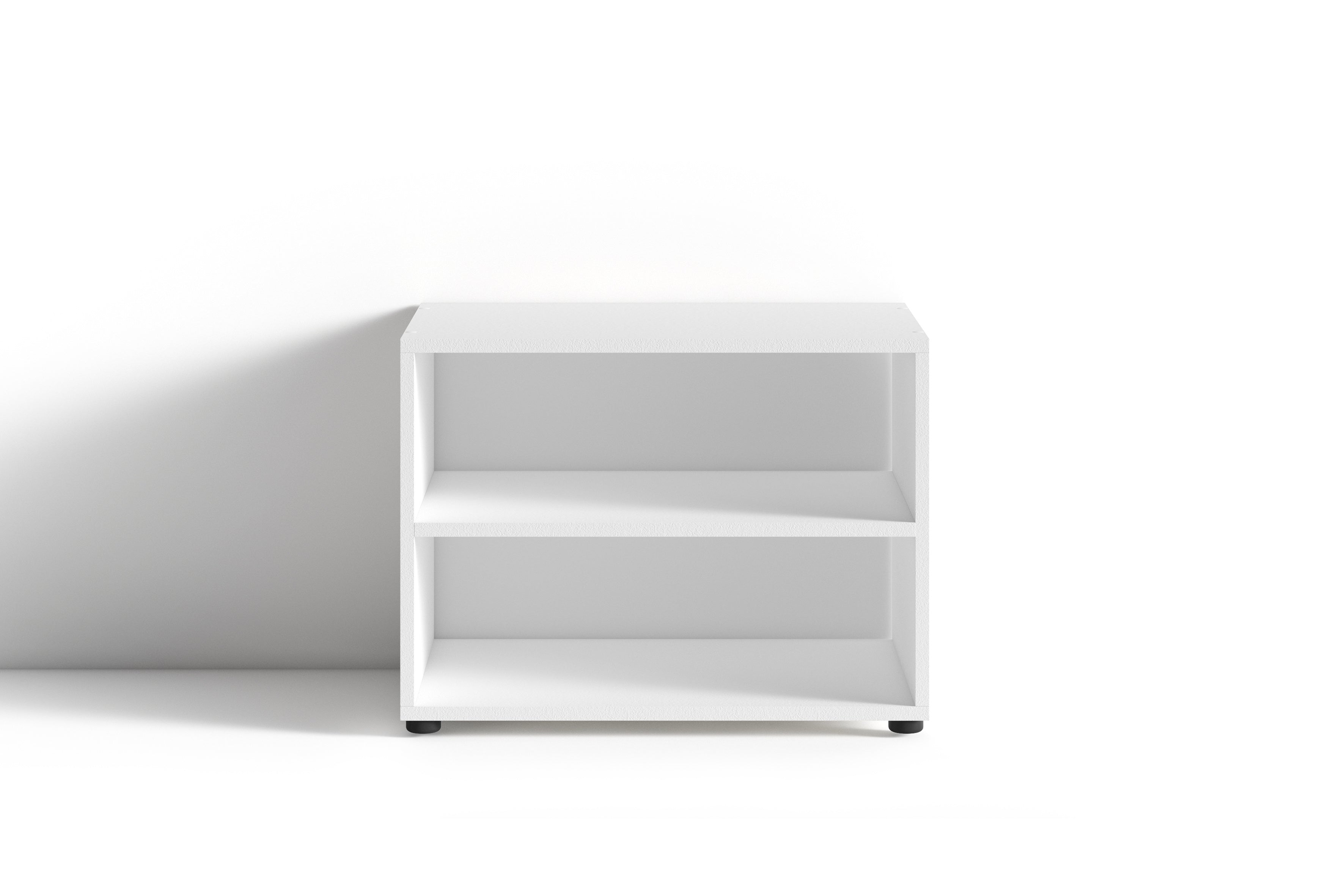 TV Stand VICTORIA / kleines Regal weiß oder schwarz / Beistelltisch 60 cm breit / Wohnzimmertisch / Schrank / TV Bank / TV Tisch / Weiß / 60 x 45 x 39 cm (BxHxT)