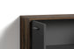 Kommode BEN / Sideboard mit 3 Türen und 3 Schubkasten / Schuhschrank in Old Wood-Optik mit Fronten in anthrazit / Schrank in Altholz-Optik / Griffe schwarz / B 153, H 83, T 35 cm