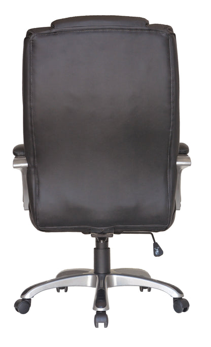 Chefsessel BRUNO-XXL/ bis 150 kg belastbar /Kunststoff anthrazit/ Wippmechanik mit Härtegradeinstellung/ Höhenverstellung/
 Gebremste Sicherheitsrollen/ B 71,5 H 114-124 T 70,5 cm
