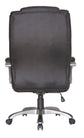Chefsessel BRUNO-XXL/ bis 150 kg belastbar /Kunststoff anthrazit/ Wippmechanik mit Härtegradeinstellung/ Höhenverstellung/
 Gebremste Sicherheitsrollen/ B 71,5 H 114-124 T 70,5 cm