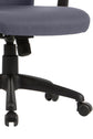 Chefsessel ROCKET Chefsessel / Kunststoff schwarz / Bezug Webstoff dunkelgrauschwarz, grün oder Cordstoff grau / Wippmechanik / Sicherheitsklemmschutz / Sicherheitsrollen / B 56, H 92,5-100,5,T 61,5 cm