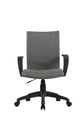 Chefsessel SIT / Kunststoff schwarz / Bezug Webstoff grau oder schwarz / Höhenverstellung /gebremste Sicherheitsrollen / B 55, H 86,5- 94, T 58,5 cm