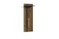 Wandpaneel JAKOB / Garderoben-Paneel in Artisan Eiche (Eiche-Optik), weiß oder Old Wood (Altholz-Optik) mit Melamin-Beschichtung / Kleiderstange, 2 Haken und Regal / Platzsparende Wandgarderobe / Garderoben-Set / B 48, H 140, T 28 cm
