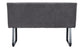 TALEA Bank, 140 oder 160 cm, Gestell Metall schwarz, Stoffbezug in dunkel- oder hellgrau