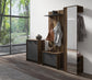 Schuhschrank BEN / Schuhkommode in Artisan Eiche (Eiche-Optik), Old Wood (Altholz-Optik) oder weiß/ kleine Flur-Kommode mit zwei Türen Einlegeböden / Sideboard klein / B 63, H 83, T 35 cm