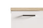 NEBRASKA Waschbeckenunterschrank, B 60 cm, in anthrazit, Eiche-Optik oder weiß