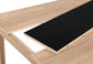 NORI Tisch, Breite 120, 140 oder 160 cm, Einlegeplatte schwarz/weiß, in Eiche-Optik, weiß oder Old-Wood-Optik