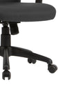Chefsessel ROCKET Chefsessel / Kunststoff schwarz / Bezug Webstoff dunkelgrauschwarz, grün oder Cordstoff grau / Wippmechanik / Sicherheitsklemmschutz / Sicherheitsrollen / B 56, H 92,5-100,5,T 61,5 cm