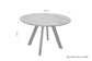 Esstisch TARA / runde Tischplatte Akazie natur / Gestell Metall schwarz / Küchentisch für bis zu 5 Personen / D 100, H 76 cm oder D 120 cm, H 76 cm