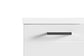NEBRASKA Waschbeckenunterschrank, B 60 cm, in anthrazit, Eiche-Optik oder weiß