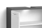 Waschbeckenunterschrank NEBRASKA / in anthrazit, Sonoma Eiche (Eiche-Optik) oder weiß / B 80, H 59, T 31,5 cm / 2-türig