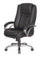 Chefsessel BRUNO-XXL/ bis 150 kg belastbar /Kunststoff anthrazit/ Wippmechanik mit Härtegradeinstellung/ Höhenverstellung/
 Gebremste Sicherheitsrollen/ B 71,5 H 114-124 T 70,5 cm