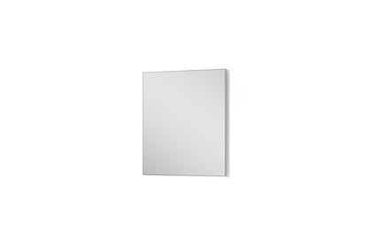 Wand-Spiegel JAKOB / Kante in anthrazit oder weiß / 60 x 70 cm / Zeitloser Hänge-Spiegel / Garderoben-Set / Flur / Badezimmer-Möbel / Moderner Designer Spiegel / B 60, H 70, T 2 cm